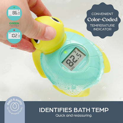 Digital Baby Bath Thermometer – Floating Turtle Temperature Toy