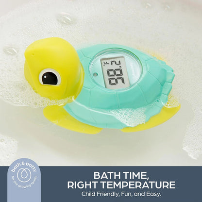 Digital Baby Bath Thermometer – Floating Turtle Temperature Toy