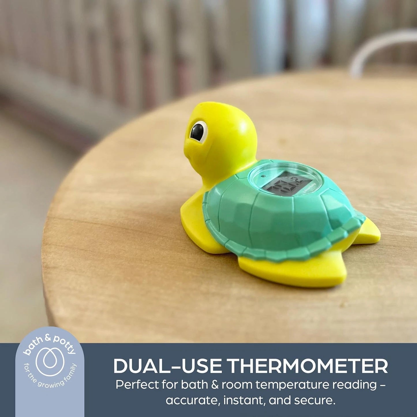 Digital Baby Bath Thermometer – Floating Turtle Temperature Toy