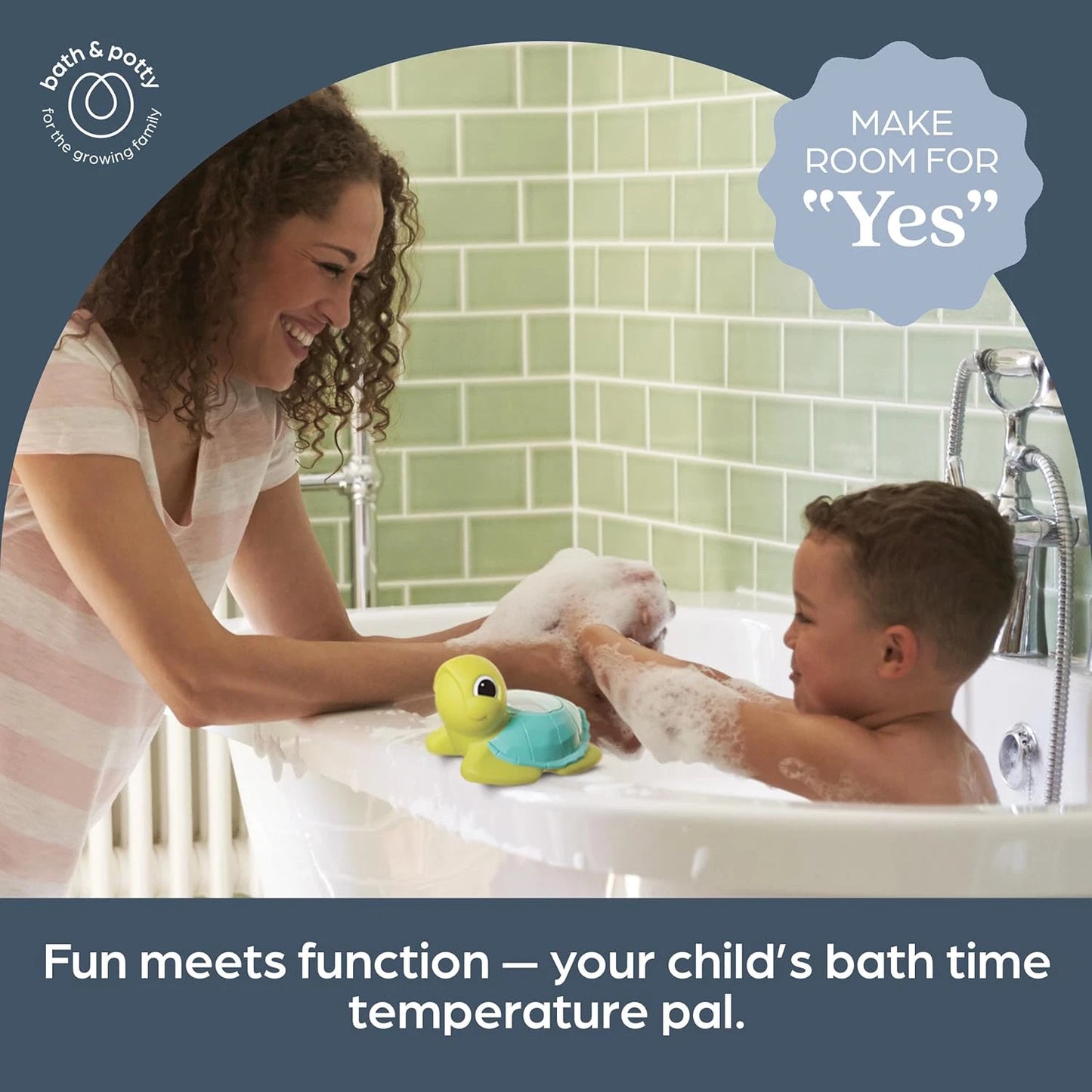 Digital Baby Bath Thermometer – Floating Turtle Temperature Toy